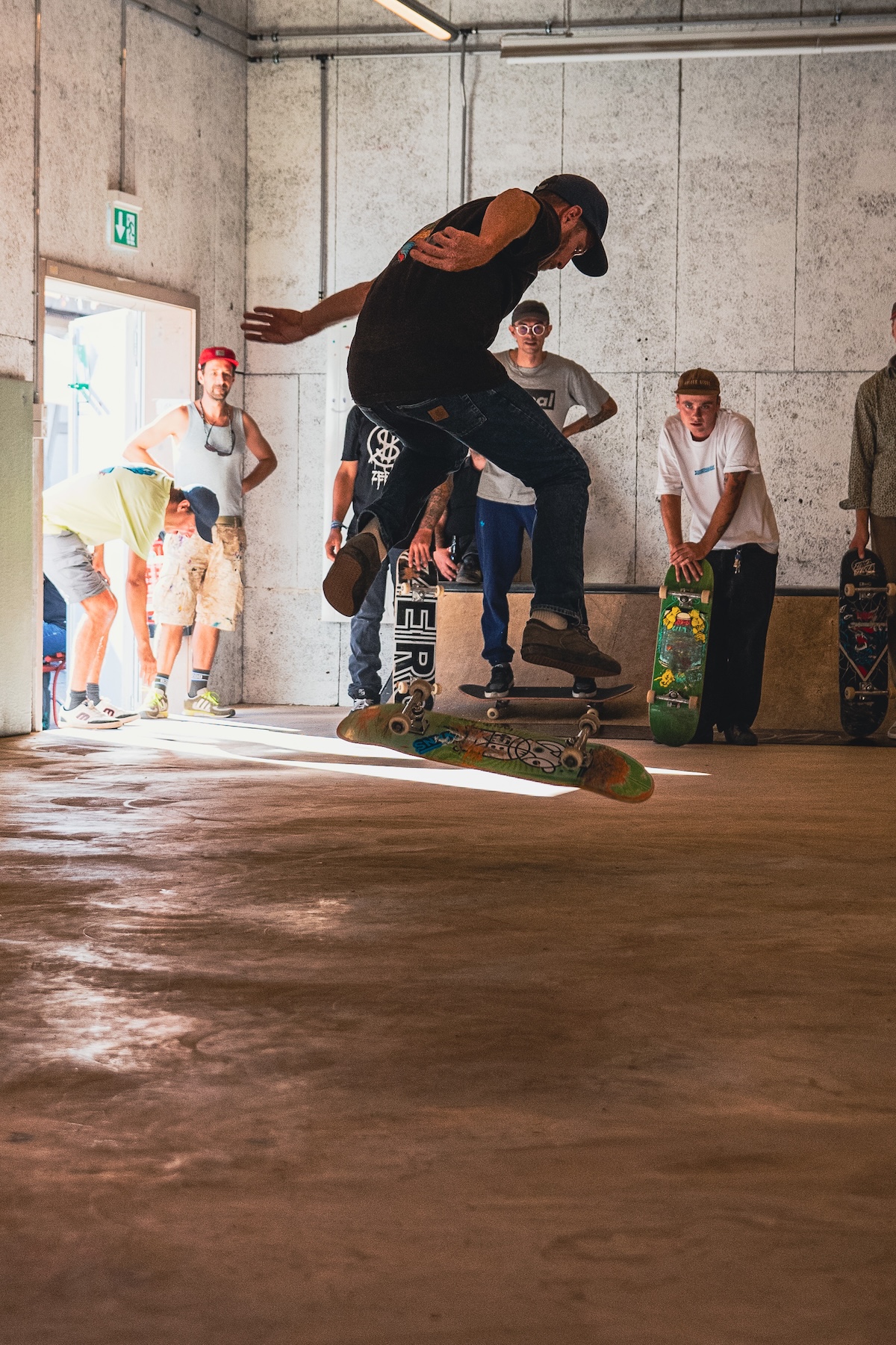 Skater in der Freestyle Halle Gaswerk
